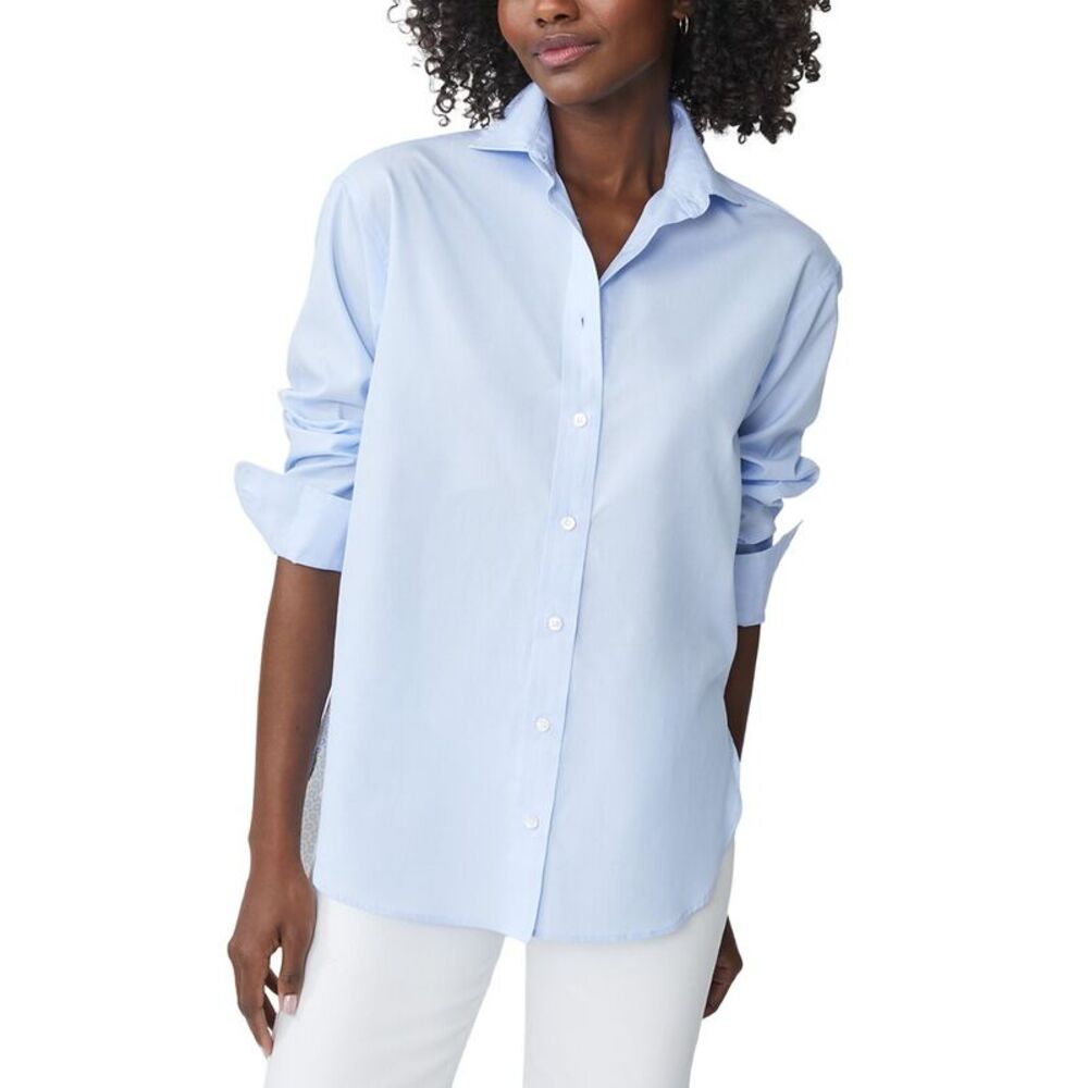 J.Mclaughlin Womens  Finn Blouse, Blue